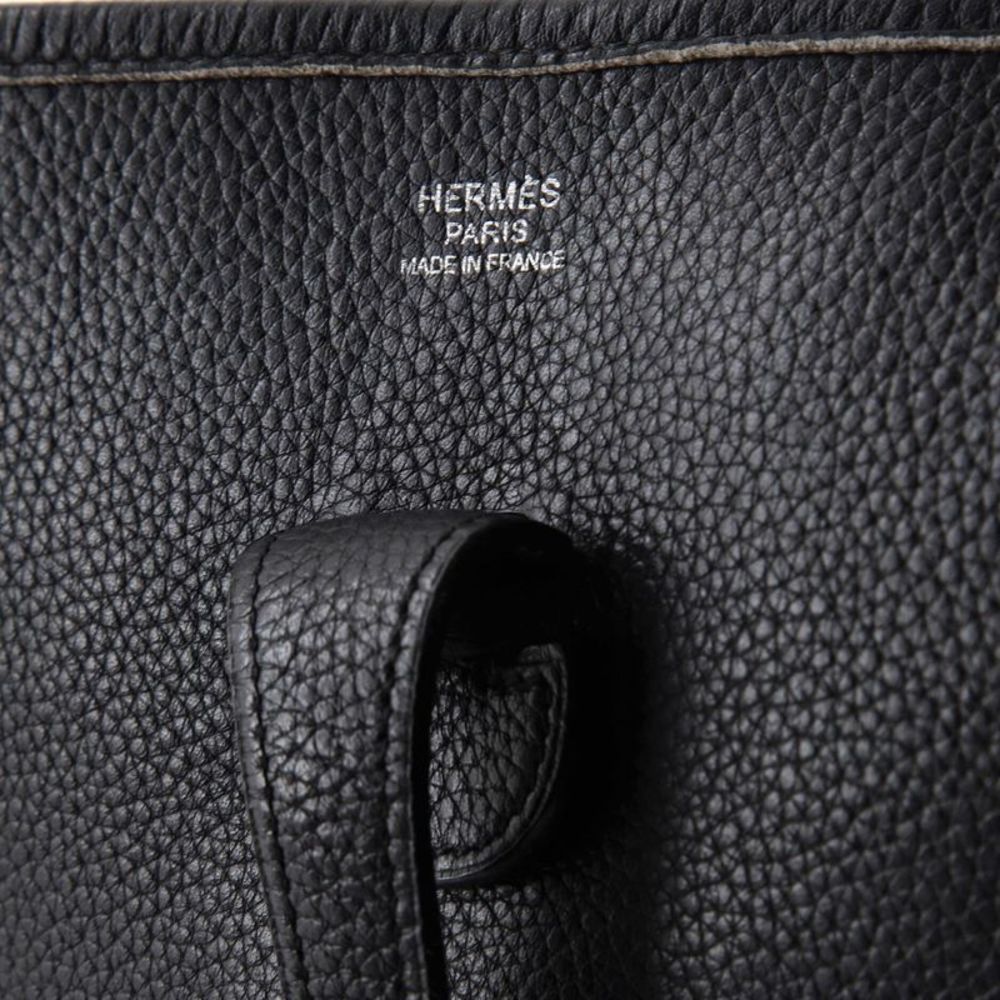 Hermes Evelyne Bag Gen II Vache Liegee PM Black - Picture 10 of 11